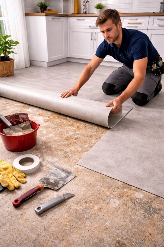 Linoleum Floor Installation in Maricopa County, AZ