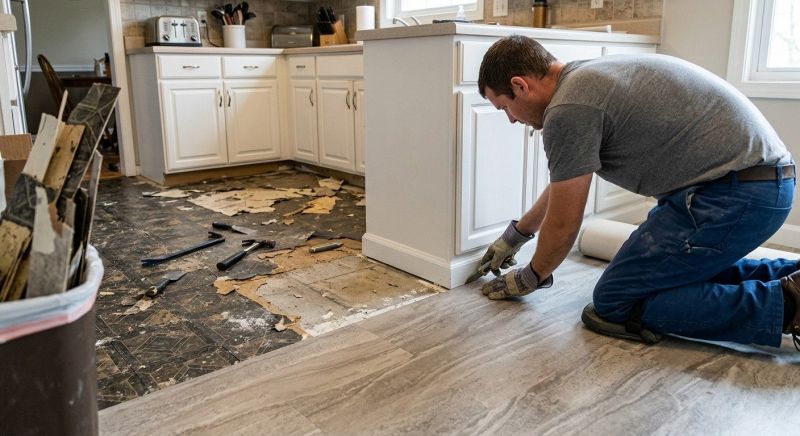 Linoleum Flooring Replacement in Chandler, AZ